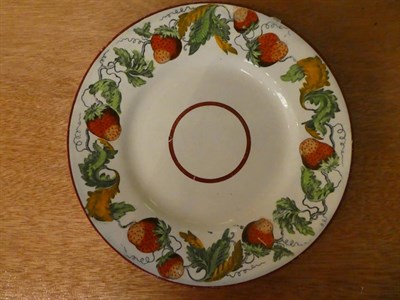 Lot 16 - A quantity of Rockingham, Don pottery and Brameld etc, to include Brameld creamware plate...