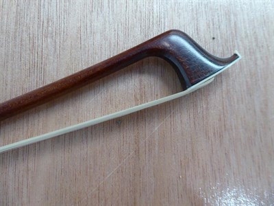 Lot 3006 - Cello Bow length excluding button 696mm, stamped 'Dodd' to both stick and frog
