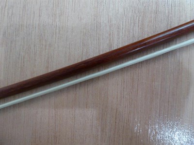 Lot 3006 - Cello Bow length excluding button 696mm, stamped 'Dodd' to both stick and frog