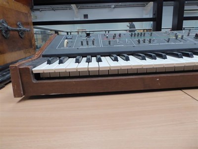 Lot 3045 - MOOG Opus 3 Model 339BX no.2708X Sythesizer, labelled 'Moog Music Inc 2500 Walden Ave, Buffalo...