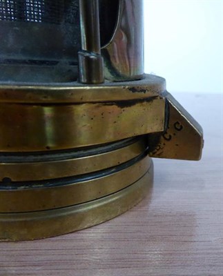 Lot 3073 - J H Steward Ltd Mining Barograph in copper case with padlock stamped 'WR' together with three...