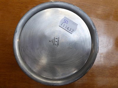 Lot 1029 - Archibald Knox (1864-1933) for Liberty & Co: A Tudric Pewter Bowl, model 0535, with cast and...