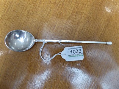 Lot 1033 - A Keswick School of Industrial Arts Silver Spoon, maker's mark KSIA, Birmingham 1899, with hammered
