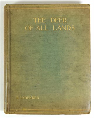 Lot 26 - Deer Interest: Lydekker (Richard). ''The Deer of all Lands''. A History of the Family Cervidae...