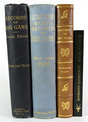 Lot 27 - Deer Interest: Ward Rowland, ''Records of Big Game'', Published by Rowland Ward Limited, Second...
