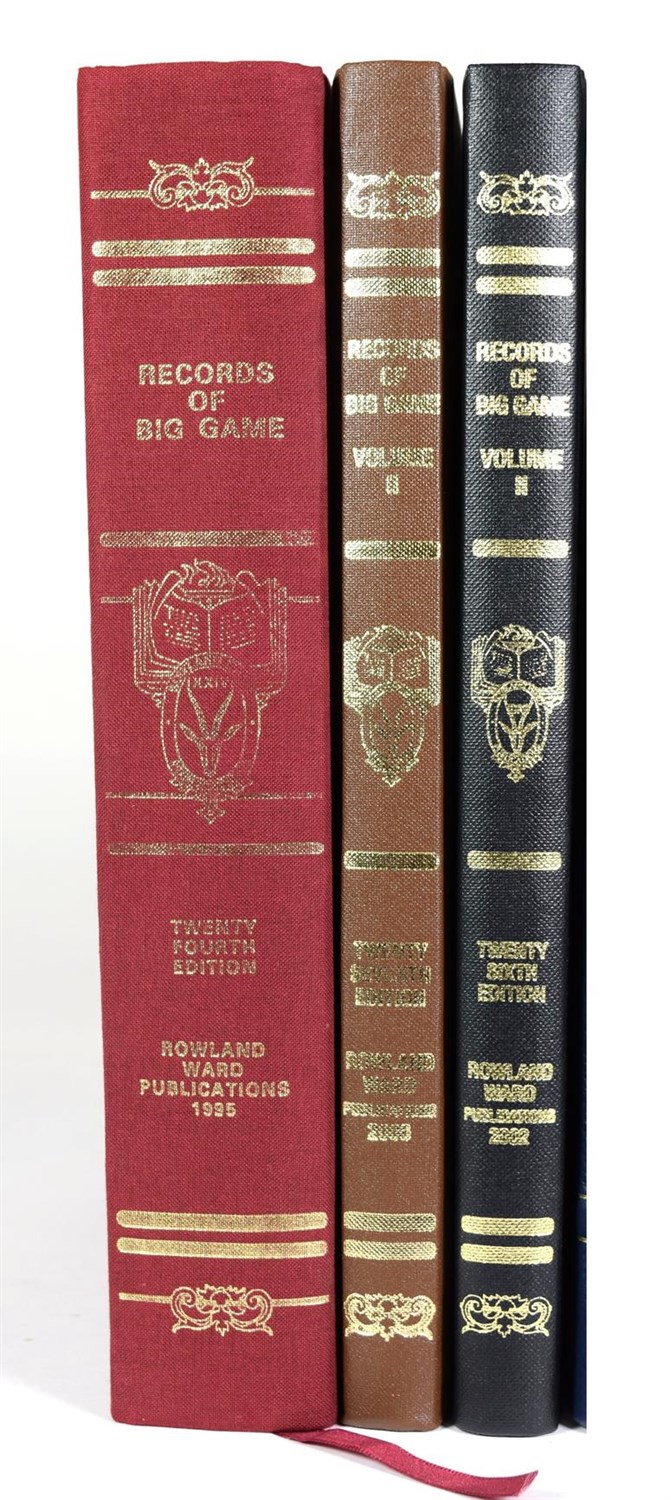 Lot 53 - Deer Interest: Ward Rowland, ''Records of Big Game'', Published by Rowland Ward Limited, Twenty...