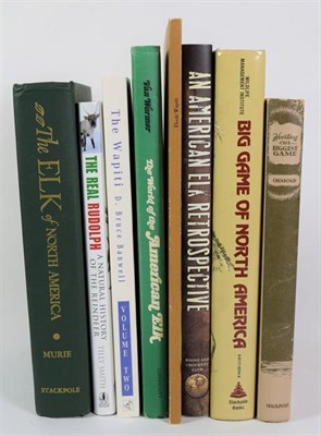 Lot 57 - Deer Interest: A Large Selection of Books Relating to Moose, Elk, Big Game, and Deer Species in...