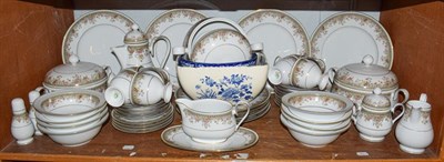 Lot 220 - A Noritake Ireland Morning Jewel pattern tea and dinner service including three tureens and...