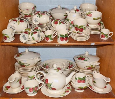 Lot 235 - A large Emma Bridgewater table service hand painted with fruit, including teapot, tureens,...