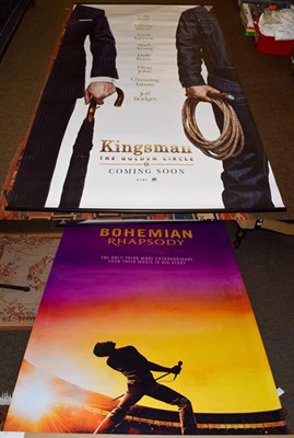 Lot 378 - Two cinema posters Bohemian Rhapsody and Kingsman