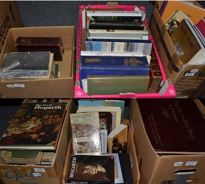 Lot 435 - Six boxes of books