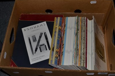 Lot 440 - Various auction catalogues, Helen Bradley publications and other items (qty in one box)