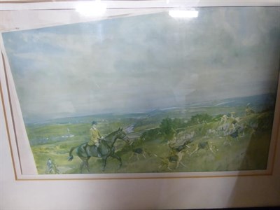 Lot 1088 - A signed hunting print by Lionel Edwards, together with a large collection of 19th/20th century...