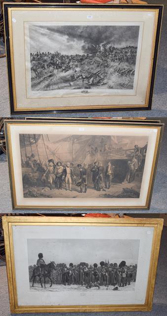 Lot 1095 - Three 19th century prints of Napoleonic & Crimean War subjects, various artists, including...