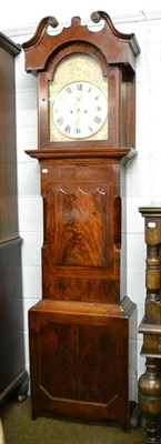 Lot 1115 - A mahogany eight day longcase clock, signed George Clark, Wakefield, circa. 1840, convex...