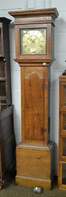 Lot 1122 - An oak thirty hour longcase clock, signed Porthouse, Penrith, 'Robt and Ester Dawson 1749',...