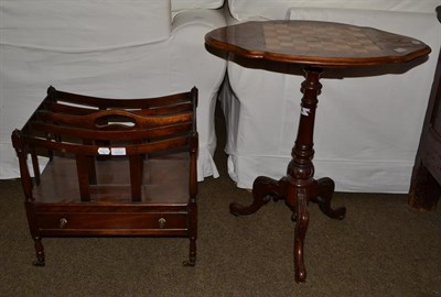 Lot 1138 - An Edwardian mahogany torchere, the circular top on slender square section legs, 36cm diameter,...