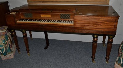 Lot 1292 - A John Broadwood & Sons, London, 19th century mahogany cased square piano, 172cm by 66cm by 82cm
