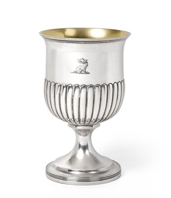 Lot 2009 - A George III Silver Goblet, by Samuel Hennell, London, 1816, tapering cylindrical and on...