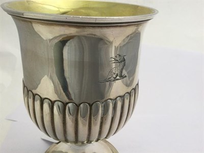 Lot 2009 - A George III Silver Goblet, by Samuel Hennell, London, 1816, tapering cylindrical and on...