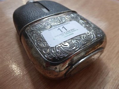 Lot 11 - The Gordon Bennett Road Race, Ireland 1903: a silver plated souvenir winner's brandy flask,...