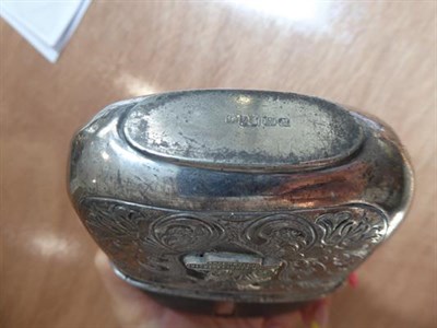 Lot 11 - The Gordon Bennett Road Race, Ireland 1903: a silver plated souvenir winner's brandy flask,...