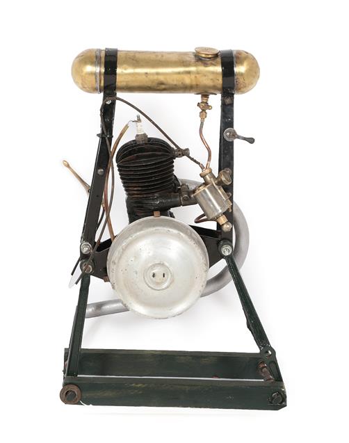 Lot 24 - Villiers stationary engine mounted on a stand (small bore engine)
