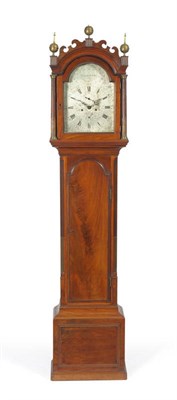 Lot 1452 - A Mahogany Eight Day Longcase Clock, signed Jno Furnis, Yarmouth, circa 1790, arched top...