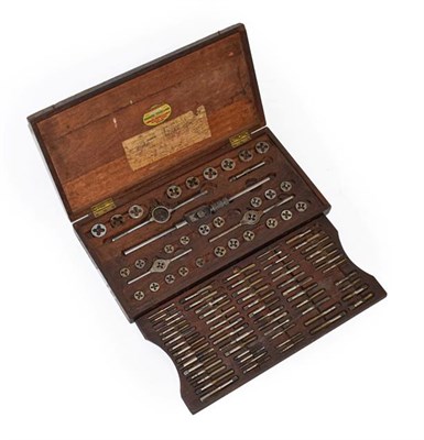 Lot 101 - Lehmann Archer & Lane Ltd; A Tap and Die Set, containing two trays of attachments (2 pieces...