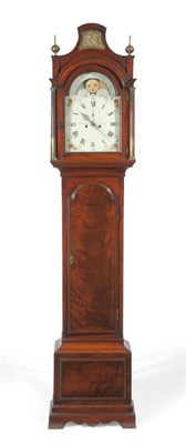 Lot 1454 - A Mahogany Eight Day Longcase Clock, signed Thorndike, Ipswich, circa 1790, with pagoda...