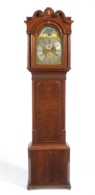 Lot 1456 - A Mahogany Eight Day Longcase Clock, signed Nicholson, Whitehaven, circa 1770, with swan neck...