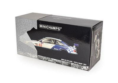 Lot 171 - Minichamps 1:18 Scale BMW M3 GTR Alms 'Petit Le Mans' 2001 (Excellent box Excellent)