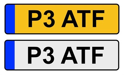 Lot 264 - Cherished Registration Number P3 ATF, with retention certificate dated 31 12 2018, expiring 31...