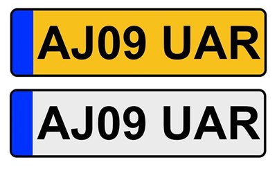 Lot 267 - Cherished Registration Number: AJ09 UAR, with retention document, expires 28 02 2026 (no number...