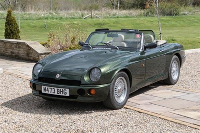 Lot 300 - 1995 MG RV8 3.9 (212 BHP Chipped) Registration number: M473 BHG Date of first registration: 30...