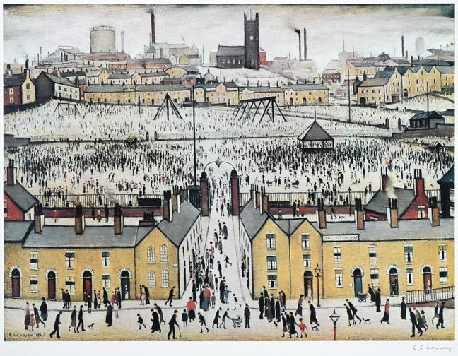 Lot 2013 - After Laurence Stephen Lowry RBA, RA (1887-1976) ''Britain at Play'' Signed, with the...