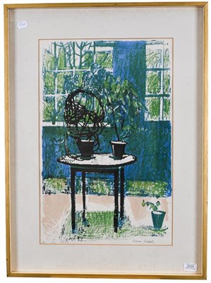 Lot 2020 - Edwin La Dell (1914-1970)  ''The Studio'' Signed, inscribed and numbered 2/50, lithograph,...