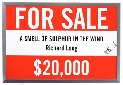 Lot 2028 - Bill Drummond (b.1953) after Richard Long CBE, RA (b.1945) ''The Smell of Sulphur in the Wind,...