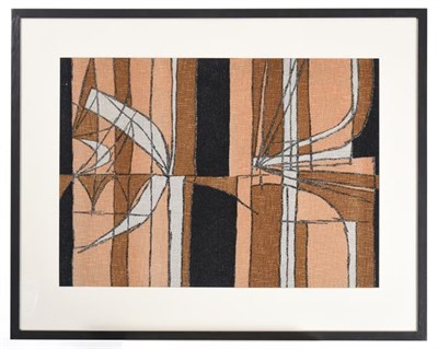 Lot 2046 - Trevor Bates (20th/21st century) ''Henge'' (1960) for Edinburgh Weavers Screen printed cotton...