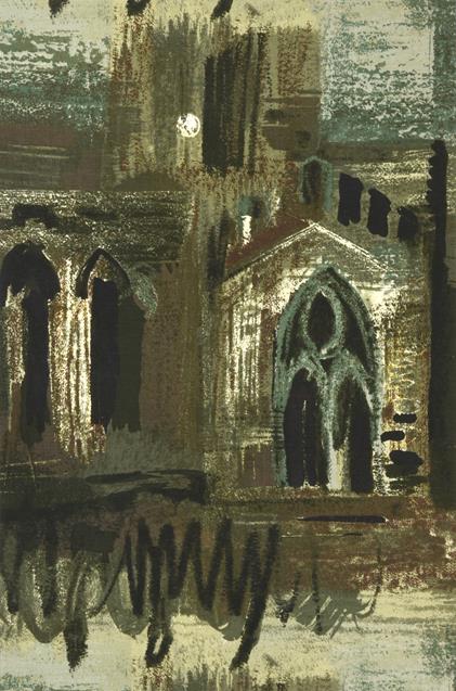 Lot 2047 - John Egerton Christmas Piper CH (1903-1992) ''Northern Cathedral'' (1960) for Arthur Sanderson...
