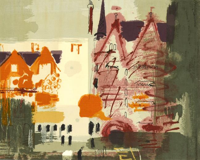 Lot 2048 - John Egerton Christmas Piper CH (1903-1992) ''Northern Cathedral'' (1960) for Arthur Sanderson...