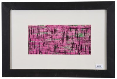 Lot 2050 - Victor Anton (1909-1980) Abstract circa 1951/3 Mixed media on paper, 16cm by 34cm  Artist's...