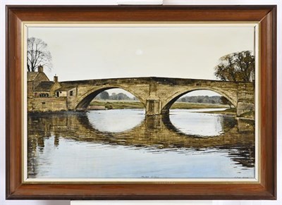 Lot 2075 - Peter Brook RBA (1927-2009) ''Bolton Bridge'' Signed and inscribed, oil on canvas, 50cm by 75cm...
