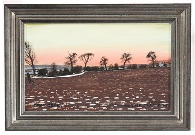Lot 2076 - Peter Brook RBA (1927-2009) ''The Last of the Snow'' Signed and inscribed, oil on board, 17.5cm...