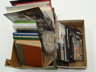 Lot 2000 - Worldwide accumulation in carton and shoebox, strong eclectic lot of albums, stockbooks and...