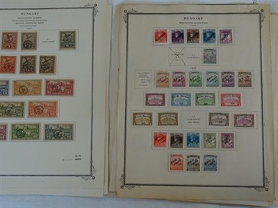 Lot 2005 - Worldwide, carton of many thousands of mint and used stamps on album pages and loose,...