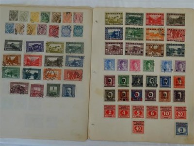 Lot 2005 - Worldwide, carton of many thousands of mint and used stamps on album pages and loose,...