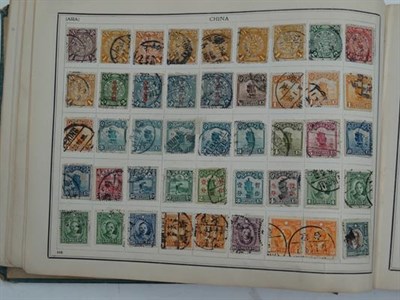 Lot 2017 - Vintage Worldwide Albums with sparse to better ranges in a Strand, Improved, pair of S.G....