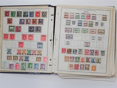 Lot 2036 - Eastern and South-Eastern Europe, Carton loaded with sheaves of album pages as bought by...