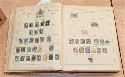 Lot 2038 - Worldwide, vintage albums, a somewhat battered Senf album for issues to 1899, with many hundreds of